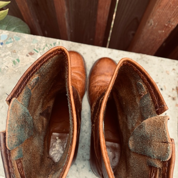 Vintage Shoe Company Leather Moto Boots - Picture 6 of 6